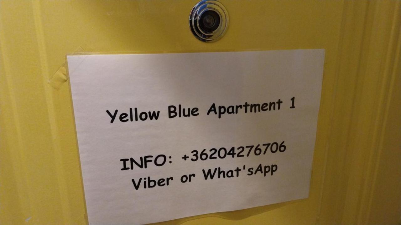 Yellow Blue Apartment Budapest Luaran gambar