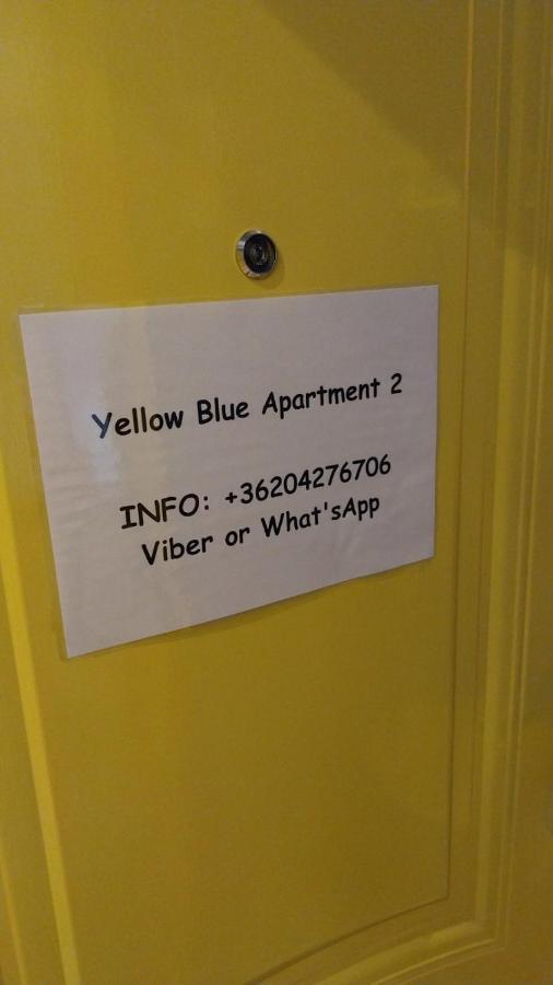 Yellow Blue Apartment Budapest Luaran gambar